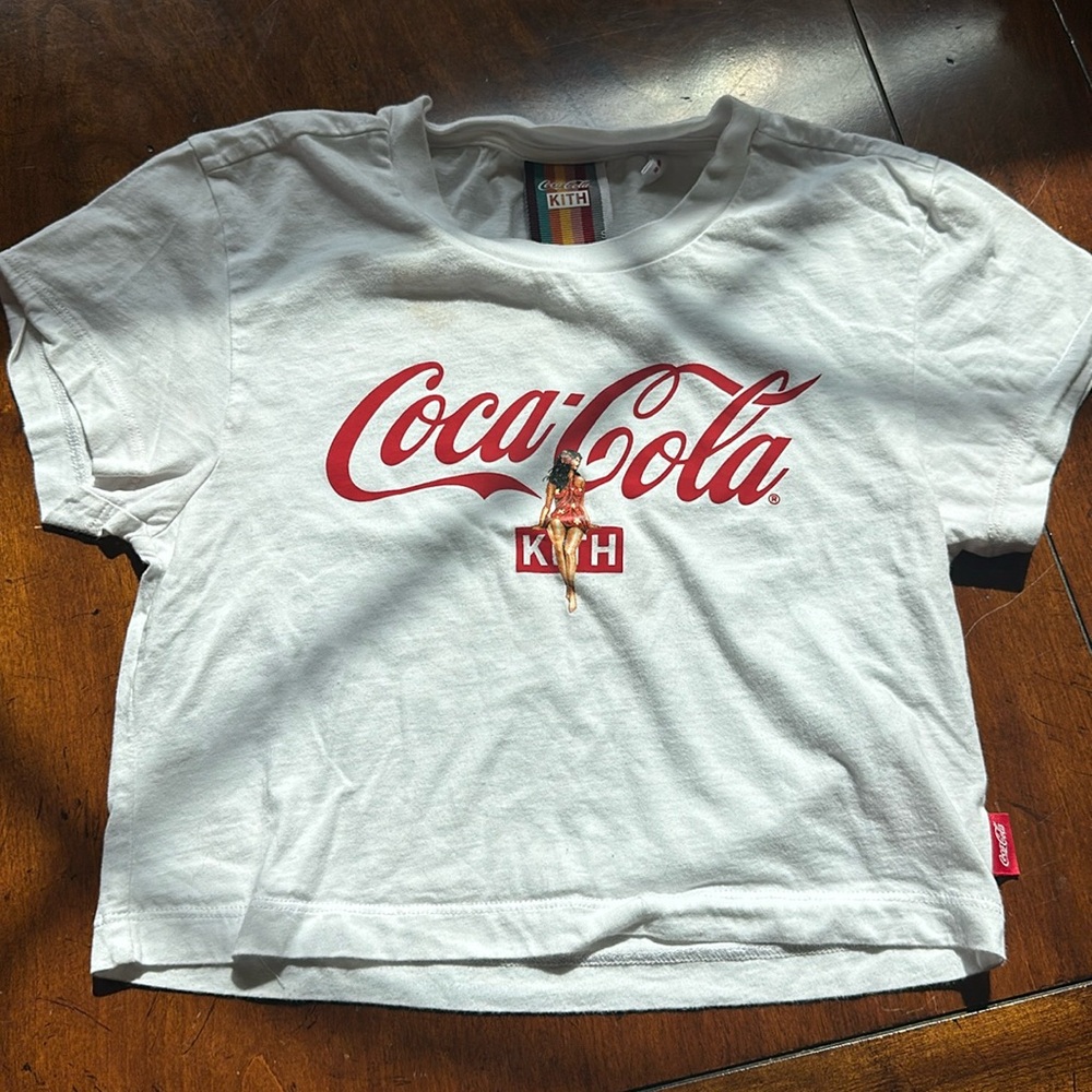 Kith crop top Coca Cola collaboration size S